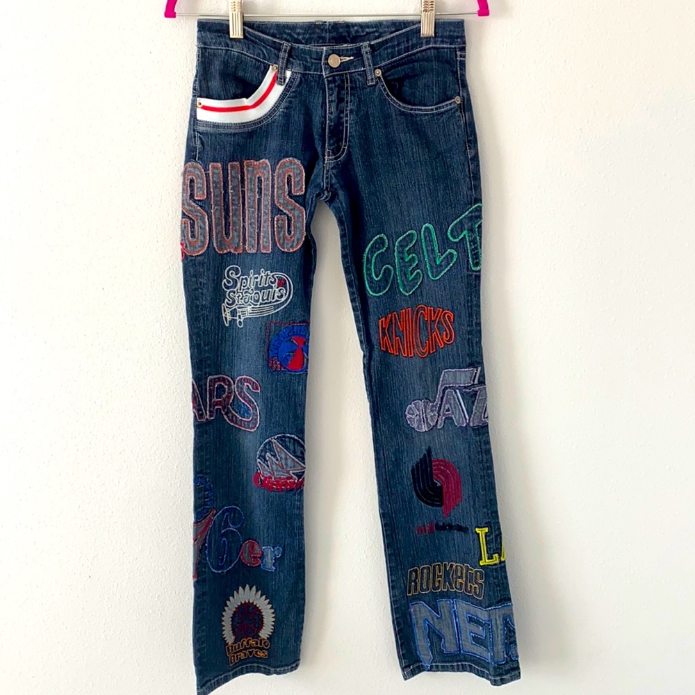 Straight Leg NBA Vintage Jeans